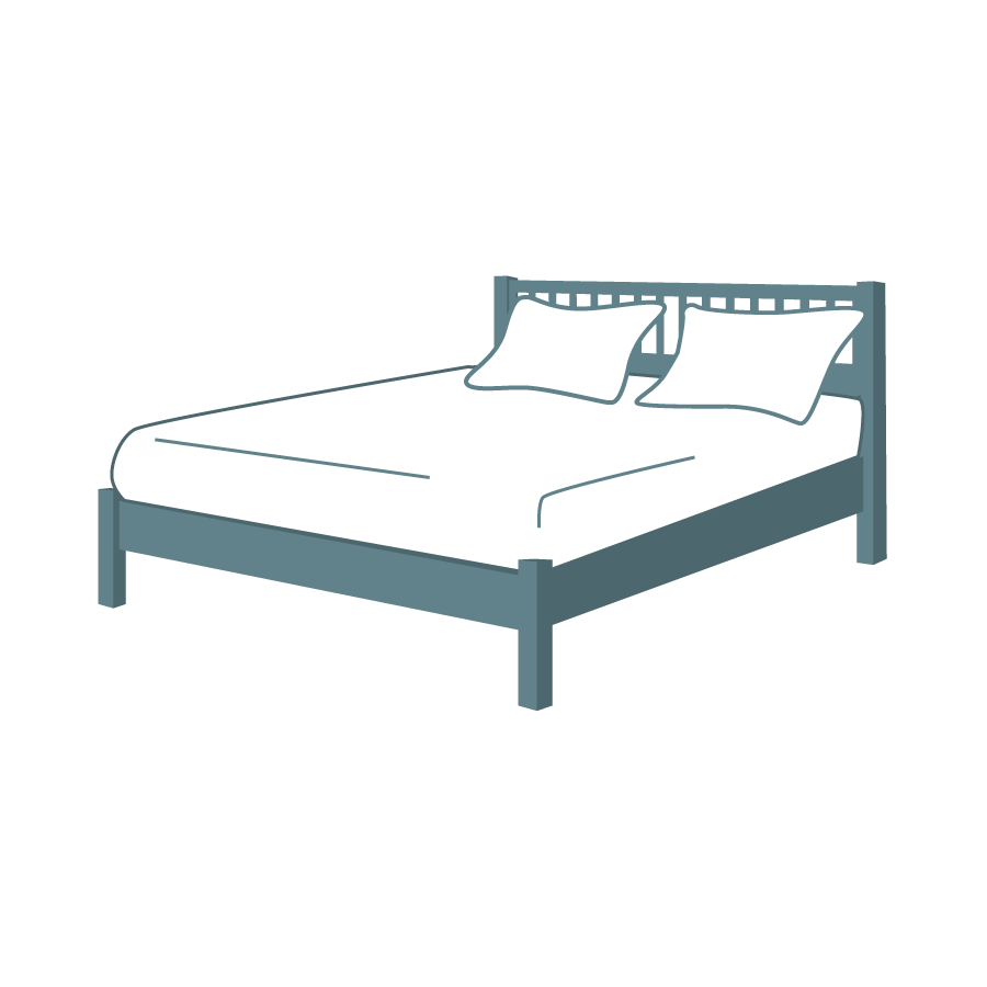 Three Quarter Fitted Sheet 50% Cotton 200 Thread Count - Bed Linens Etc.