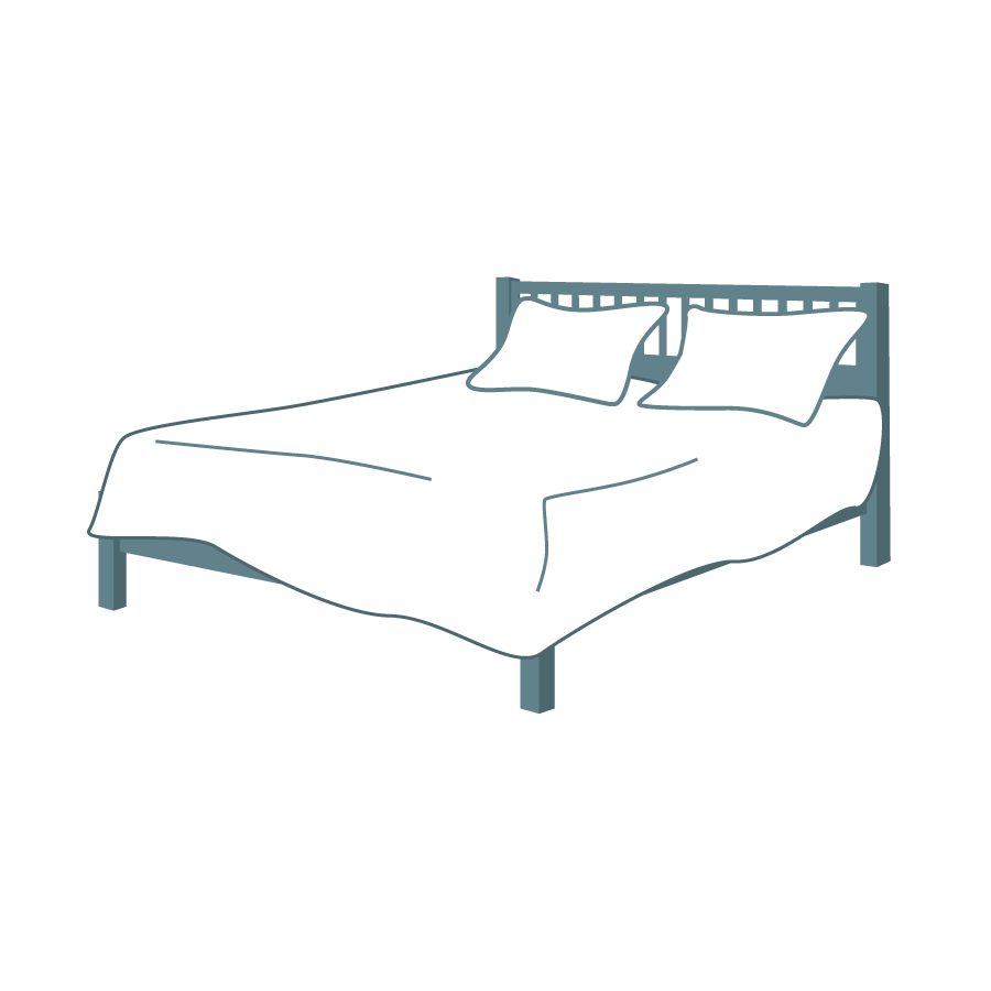 Three Quarter Flat Sheet 50% Cotton 200 Thread Count - Bed Linens Etc.