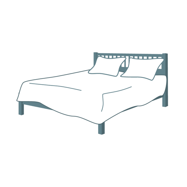 Three Quarter Flat Sheet 50% Cotton 200 Thread Count - Bed Linens Etc.